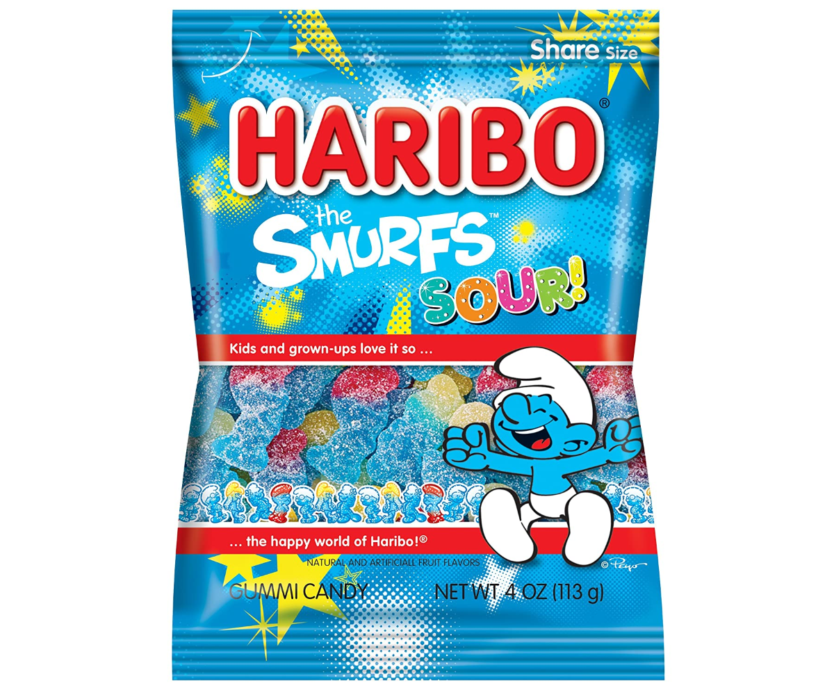 Haribo Smurfs Sour – Rush Candy